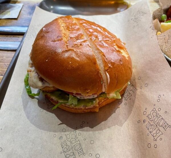 Hen & Hops Burger Meal & Beer - Image 2